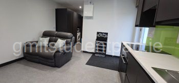 Living room, sub meter in fuse box for ESB bills.